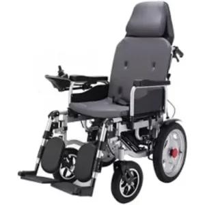 COOLBABY Electric Power Wheelchair Can Fold Lightweight Elderly Disabled Intelligent Adjustment Automatic Full-lying Electric Wheelchair Scooter