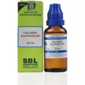 SBL Homeopathy Calcarea Sulphuricum Dilution